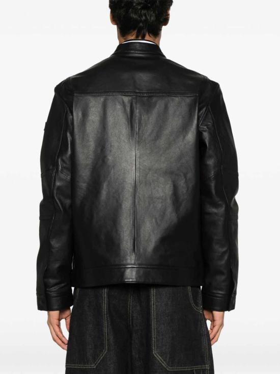 26SS 페트레이 가죽 자켓 PEU541299011856SAGUARONER Black - PEUTEREY