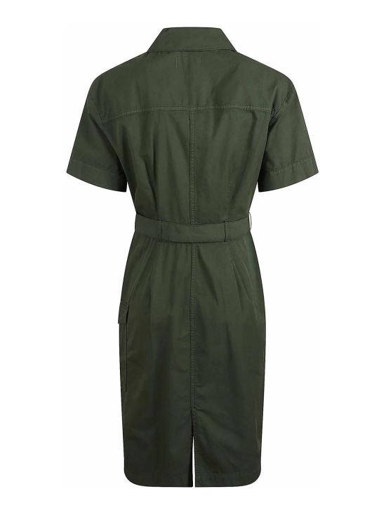 25SS 울리치 미디 스커트 CFWWDR0185FRUT36656641 Green - WOOLRICH