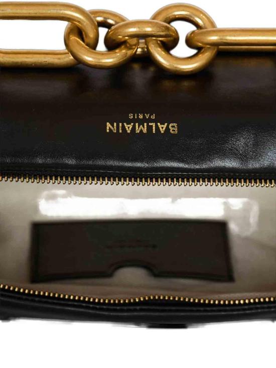25FW 발망 숄더백 FN1BS002LBFO0PA Black - BALMAIN