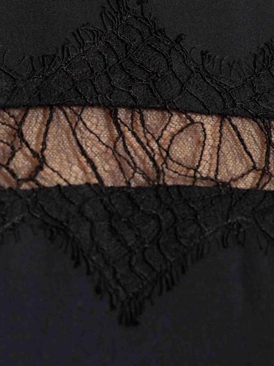 25FW 알렉산더 맥퀸 미디 스커트 830138QEAAA1000 Black - ALEXANDER MCQUEEN