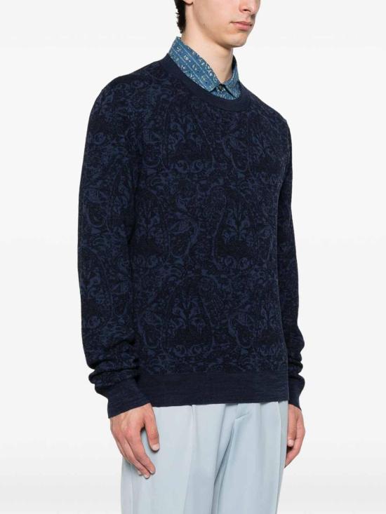 25FW 에트로 스웨터 MRKF0096AQ195S9831 Blue - ETRO