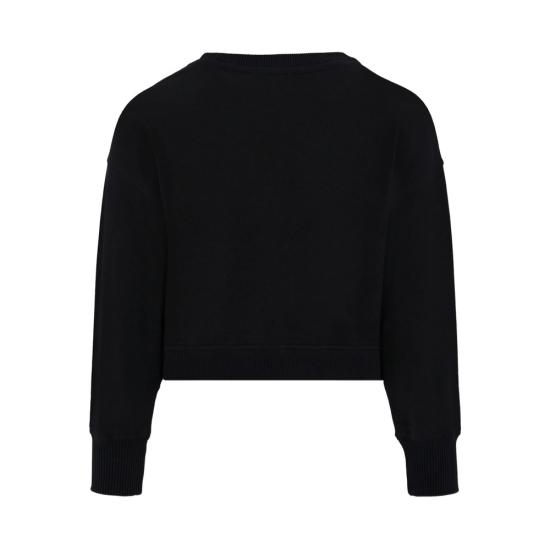 25FW [키즈] 모스키노 니트/스웻셔츠 HDF06G LDA16 60100 BLACK - MOSCHINO