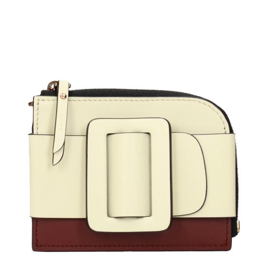 25SS 보위 토트백 BUCKLECARDHOLDERWITHSTRAPTWOTONEBLEACHEDLEMONNEWCOGNAC