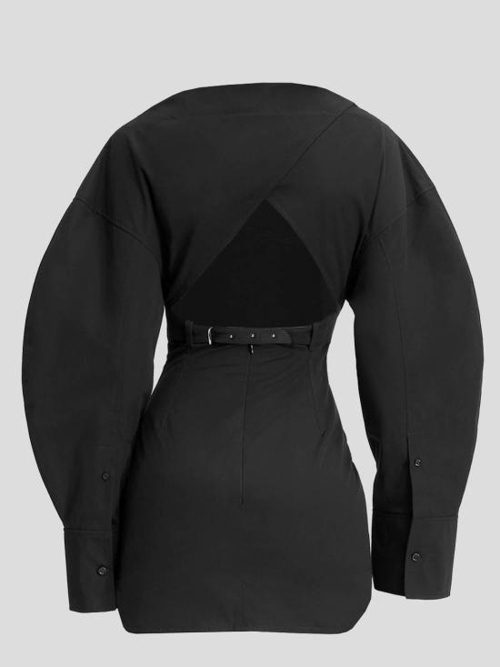  자크뮈스 숏 스커트 243DR1991519990 Black - JACQUEMUS