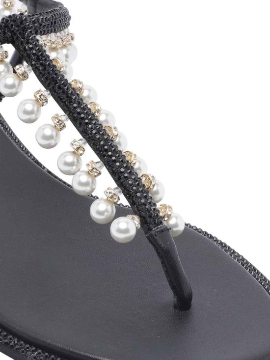  르네 카오빌라 샌들 C12377010R001V668 Black - RENE CAOVILLA