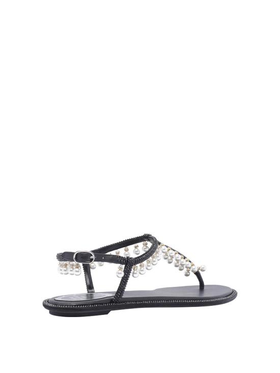  르네 카오빌라 샌들 C12377010R001V668 Black - RENE CAOVILLA