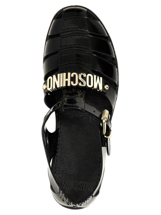  모스키노 샌들 MB16501G1HG20000 Black - MOSCHINO