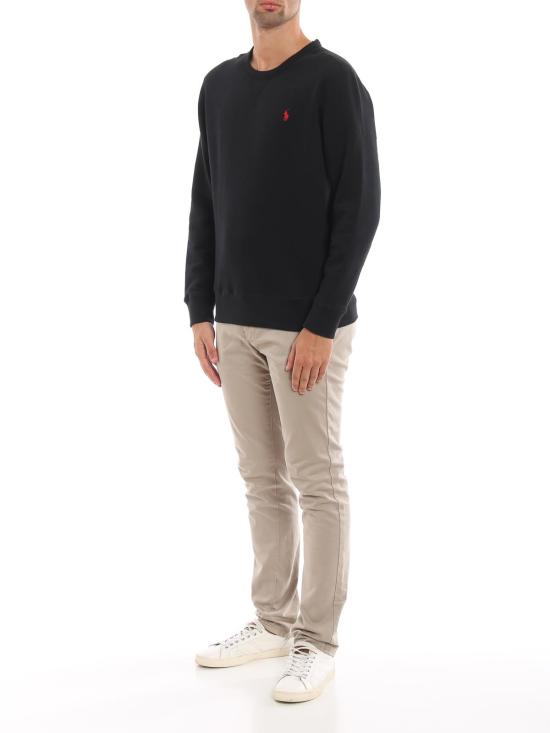  폴로 랄프로렌 포니 로고 자수 맨투맨  710766772001 Black - POLO RALPH LAUREN