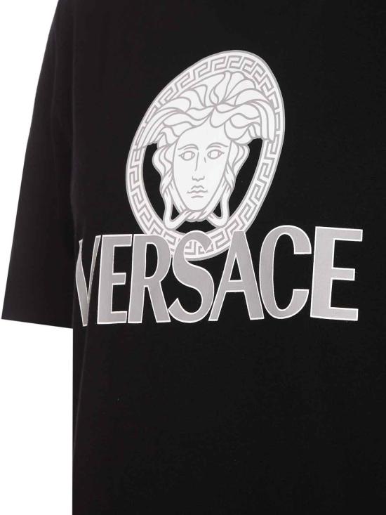 26SS 베르사체 반팔 티셔츠 10142261A100881B000 Black - VERSACE