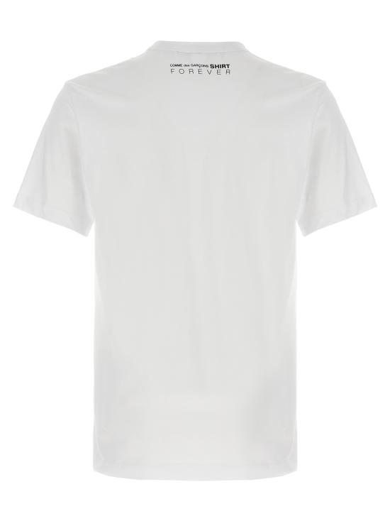 26SS 꼼데가르송 반팔 티셔츠 FZT004PER4 White - COMME DES GARCONS