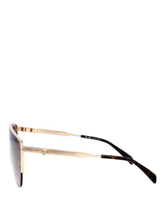 26SS 알렉산더 맥퀸 선글라스 AM0457S002 Gold - ALEXANDER MCQUEEN