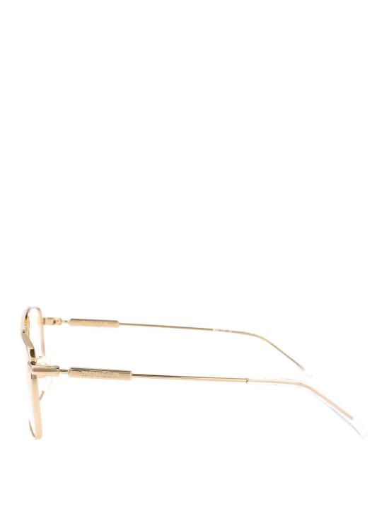 26SS 알렉산더 맥퀸 선글라스 AM0480O002 Gold - ALEXANDER MCQUEEN