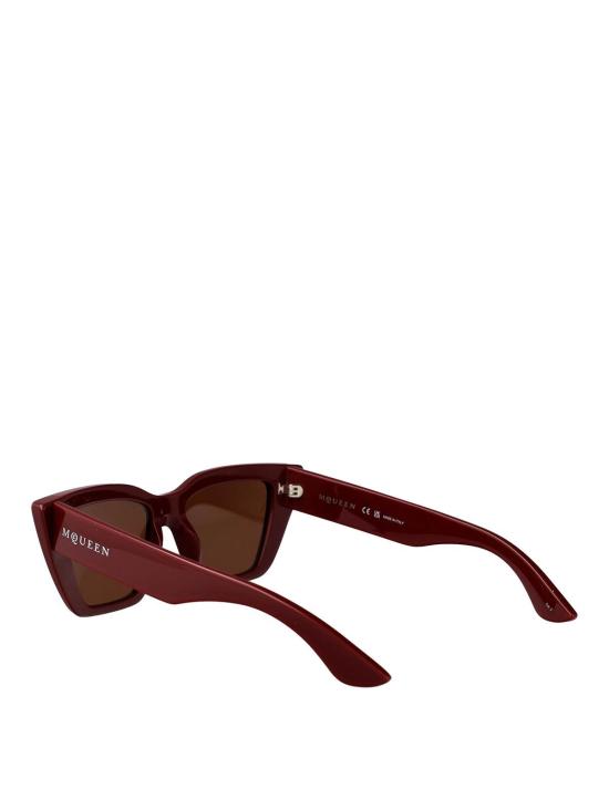 26SS 알렉산더 맥퀸 선글라스 AM0507S003 Dark Red - ALEXANDER MCQUEEN