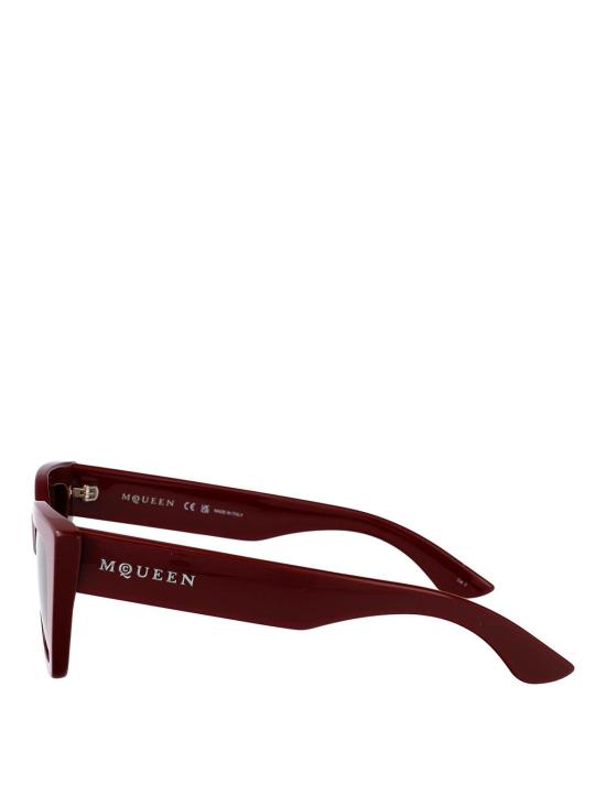 26SS 알렉산더 맥퀸 선글라스 AM0507S003 Dark Red - ALEXANDER MCQUEEN