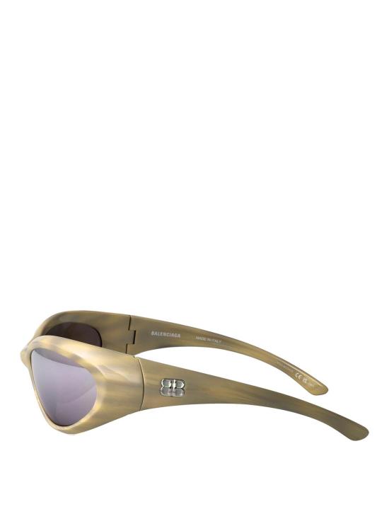 26SS 발렌시아가 선글라스 BB0384S004 White - BALENCIAGA
