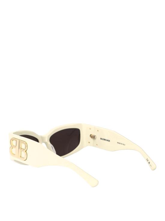 26SS 발렌시아가 선글라스 BB0321S010 White - BALENCIAGA