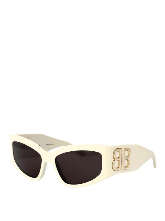 26SS 발렌시아가 선글라스 BB0321S010 White - BALENCIAGA