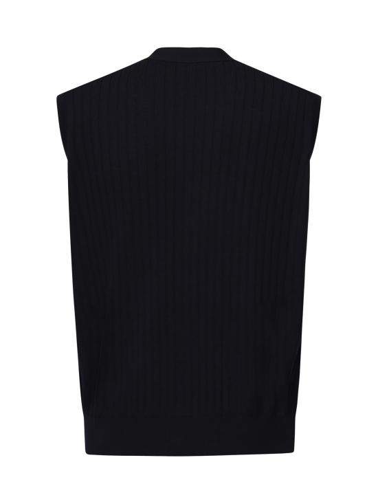 25FW 보테가베네타 니트 베스트 835333 V5L704140 Blue - BOTTEGA VENETA