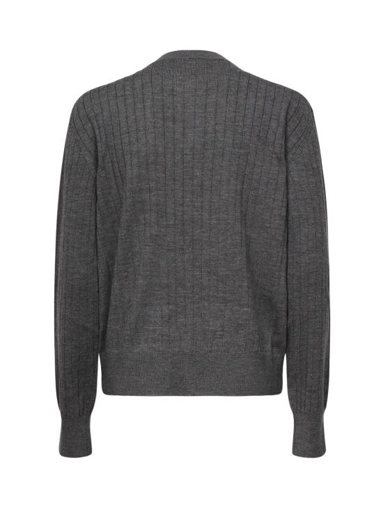 25FW 보테가베네타 가디건 835337 V5L701370 Grey - BOTTEGA VENETA