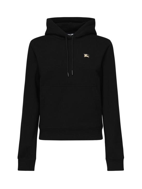 25FW 버버리 코튼 후드 티셔츠 8110966 A1189 Black