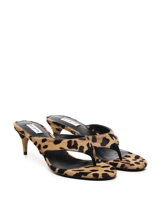 26SS 알라이아 뮬/슬리퍼 AA3S132CK205 157 Beige - ALAIA