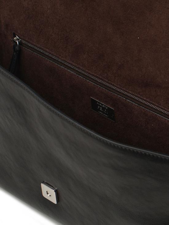 26SS 펜디 바게트 체인 라지 숄더백 8BR828 AS7AF1QD0 Black - FENDI