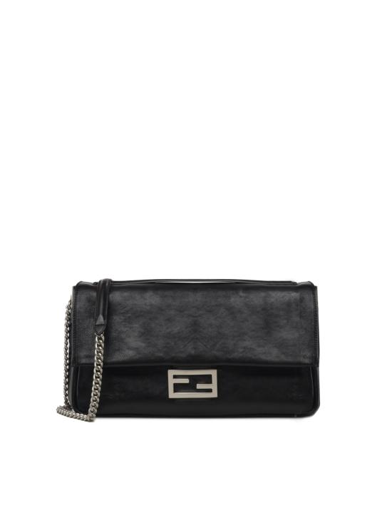 26SS 펜디 바게트 체인 라지 숄더백 8BR828 AS7AF1QD0 Black - FENDI