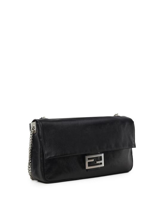 26SS 펜디 바게트 체인 라지 숄더백 8BR828 AS7AF1QD0 Black - FENDI