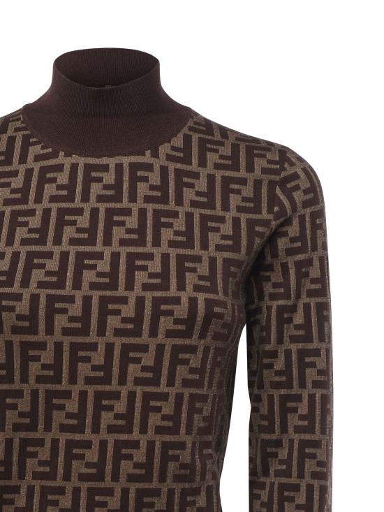 25FW 펜디 터틀넥 FZXC73 ASJTF0GGE TOBACCO - FENDI