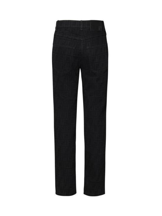 25FW 펜디 데님 팬츠 FLP851 AT1BF0GME Black - FENDI