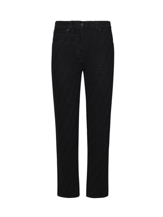 25FW 펜디 데님 팬츠 FLP851 AT1BF0GME Black - FENDI