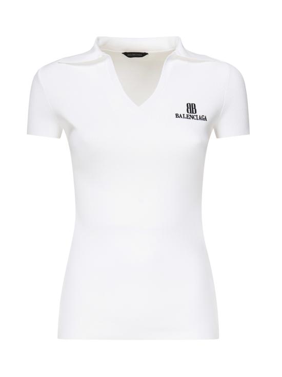 25FW 발렌시아가 반팔 티셔츠 835501 T52319040 White