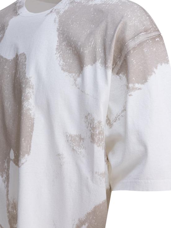 25FW 알렉산더 맥퀸 반팔 티셔츠 815067QTAC50979 White - ALEXANDER MCQUEEN