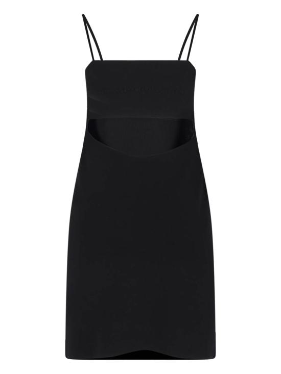 25FW 알렉산더 왕 미디 원피스 1KC3251054 001 Black - ALEXANDER WANG