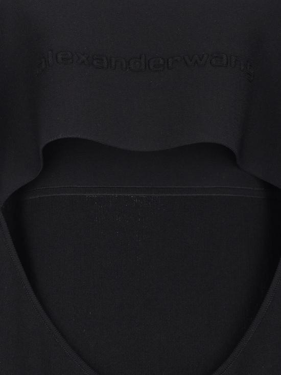 25FW 알렉산더 왕 미디 원피스 1KC3256002 001 Black - ALEXANDER WANG