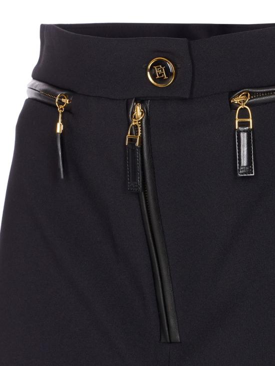 25FW 엘리자베타프랜치 숏 스커트 GO13156E2 110 Black - ELISABETTA FRANCHI
