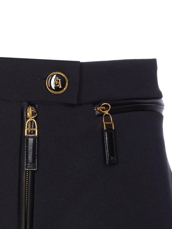 25FW 엘리자베타프랜치 숏 스커트 GO13156E2 110 Black - ELISABETTA FRANCHI