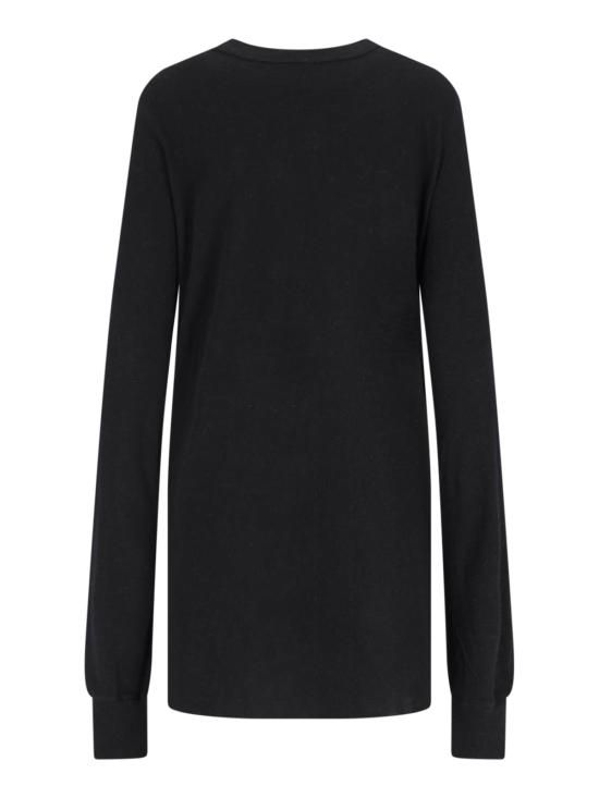 25FW 릭 오웬스 긴팔 티셔츠 RP02E4262 JR 09 Black - RICK OWENS