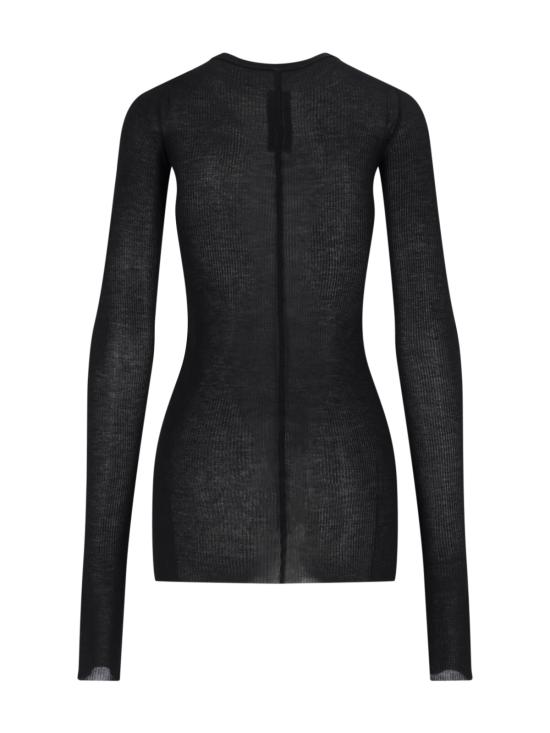 25FW 릭 오웬스 긴팔 티셔츠 RP02E4202 RC 09 Black - RICK OWENS