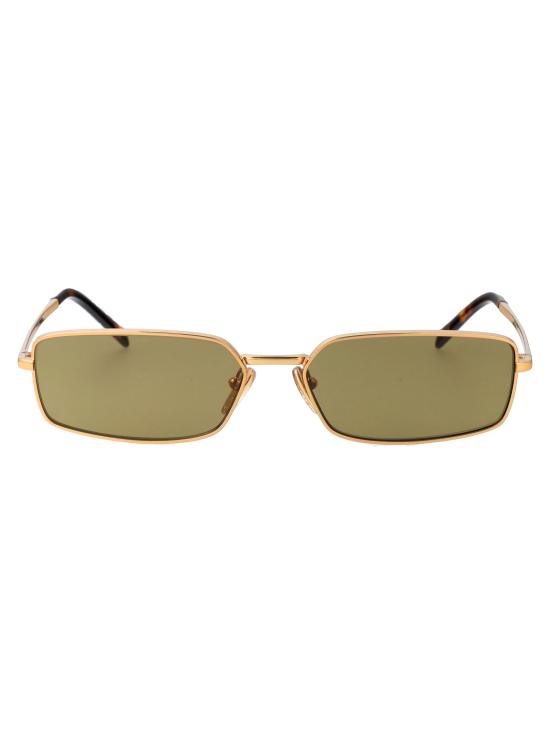  프라다 시그니처 메탈 직사각형 선글라스 0PR A60S 5AK70G GOLD