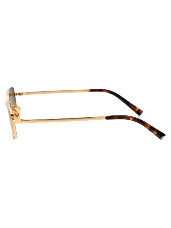  프라다 시그니처 메탈 직사각형 선글라스 0PR A60S 5AK70G GOLD - PRADA