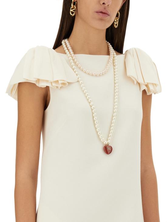 25SS 발렌티노 가라바니 미디 원피스 6B3VAEQ01CF A03 WHITE - VALENTINO GARAVANI