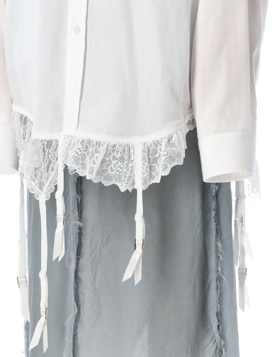 25SS 발렌시아가 셔츠 831656TRO37 9000 WHITE - BALENCIAGA