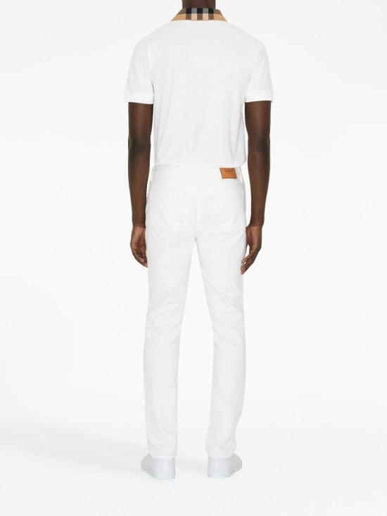 25FW 버버리 코튼 폴로 셔츠  8071621 A1464 WHITE - BURBERRY