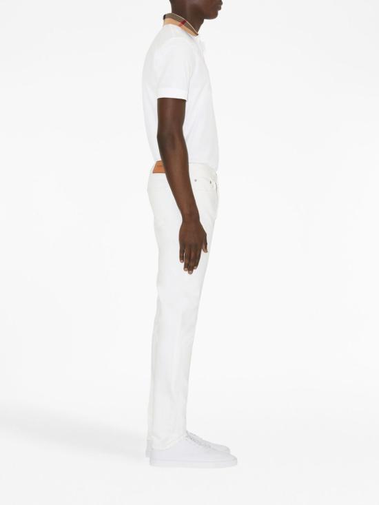 25FW 버버리 코튼 폴로 셔츠  8071621 A1464 WHITE - BURBERRY