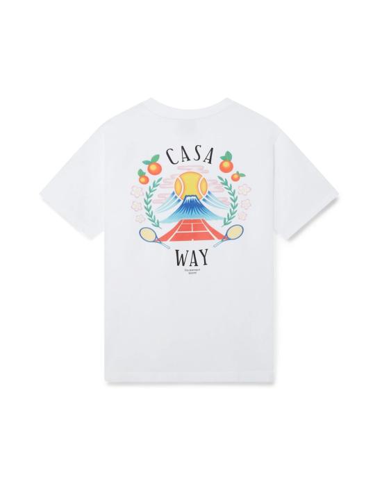 25FW 카사블랑카 반팔 티셔츠 MPF25JTS00108 CASAWAYMOU - CASABLANCA