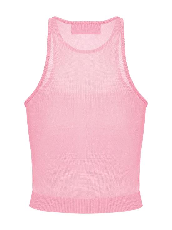  키아라 페라그니 민소매 티셔츠 76CBMH07 CMH34439 Pink - CHIARA FERRAGNI