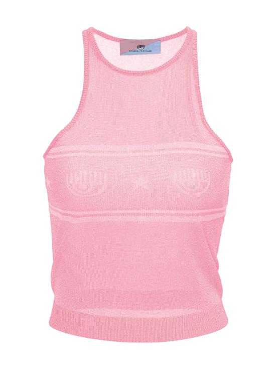  키아라 페라그니 민소매 티셔츠 76CBMH07 CMH34439 Pink