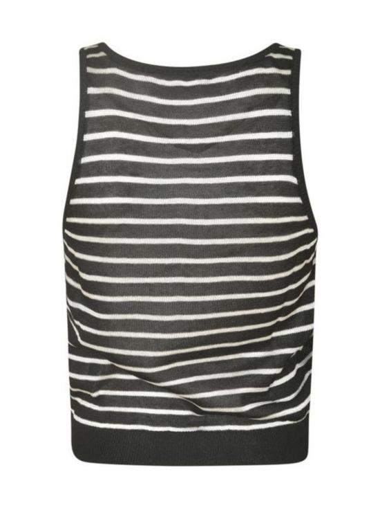  키아라 페라그니 민소매 티셔츠 76CBMA05 CM12A899 Black - CHIARA FERRAGNI