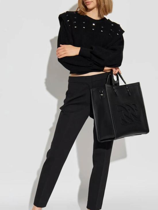 25FW 막스마라 긴팔 티셔츠 252E15 Black - MAX MARA